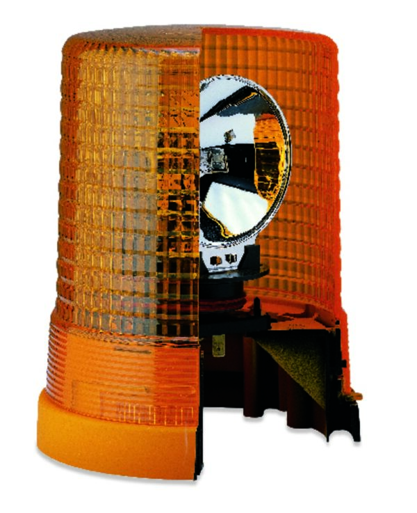 Halogen-Rotating Beacon - KL 700 - 24V - yellow (amber) (image 7)