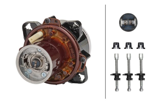 Halogen/Asymmetric/DE-Insert, headlight - 90mm Essential - 12V (image 3)