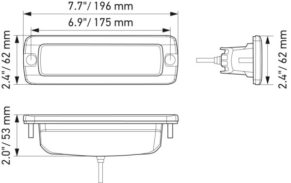 LED-Spotlight - Black Magic Edgeless Mini Lightbar 6.2" - 12/24V - 2000lm (image 3)