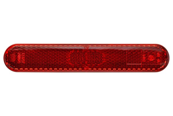 Reflector - Lens Colour: Red - oval - Glued/mounting (image 2)