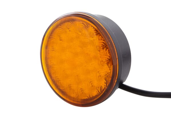 LED-Warning Light - Multi F 83mm - 12/24V - yellow (amber)