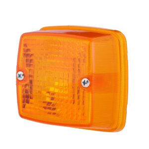Lens, direction indicator