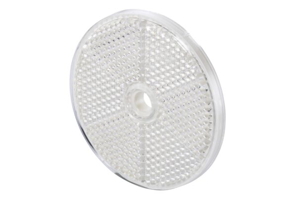 Reflector - Lens Colour: White - round - Bolted/mounting