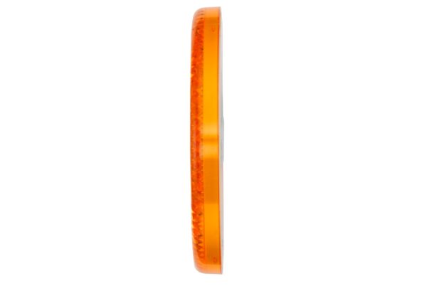 Reflector - Lens Colour: Yellow - round - Bolted/mounting (image 3)