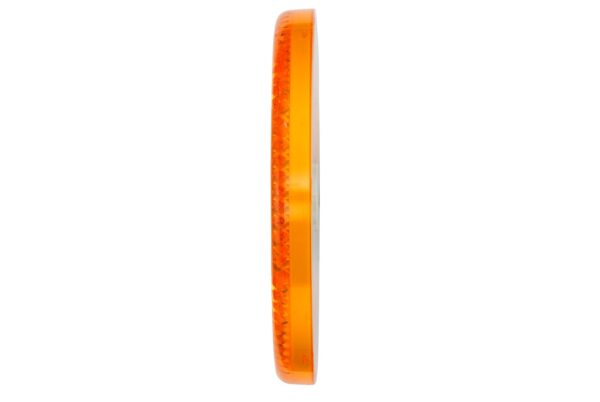 Reflector - Lens Colour: Yellow - round - Bolted/mounting (image 3)