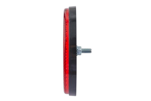 Reflector - Lens Colour: Red - round - Bolted/mounting (image 3)