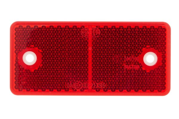 Reflector - Lens Colour: red - rectangular - Bolted/mounting (image 2)