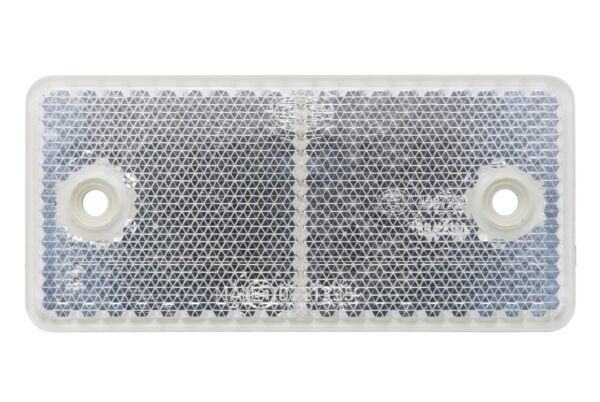 Reflector - Lens Colour: White - rectangular - Bolted/mounting (image 2)