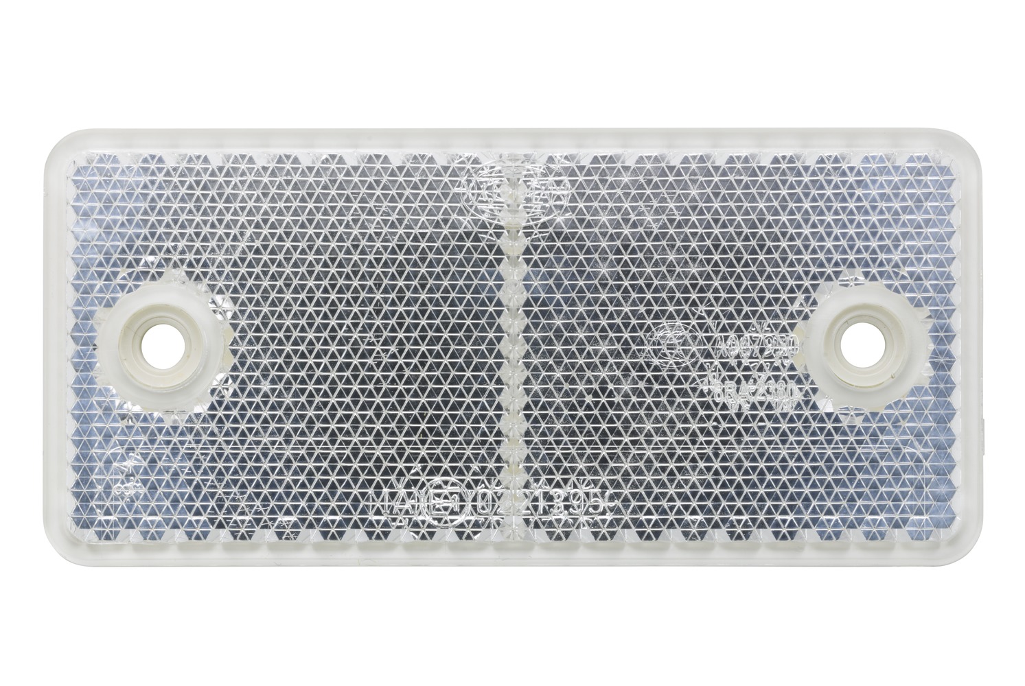 Reflector - Lens Colour: White - rectangular - Bolted/mounting - Image 2