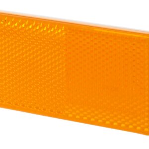 Reflector - Lens Colour: Yellow - rectangular - Glued/mounting