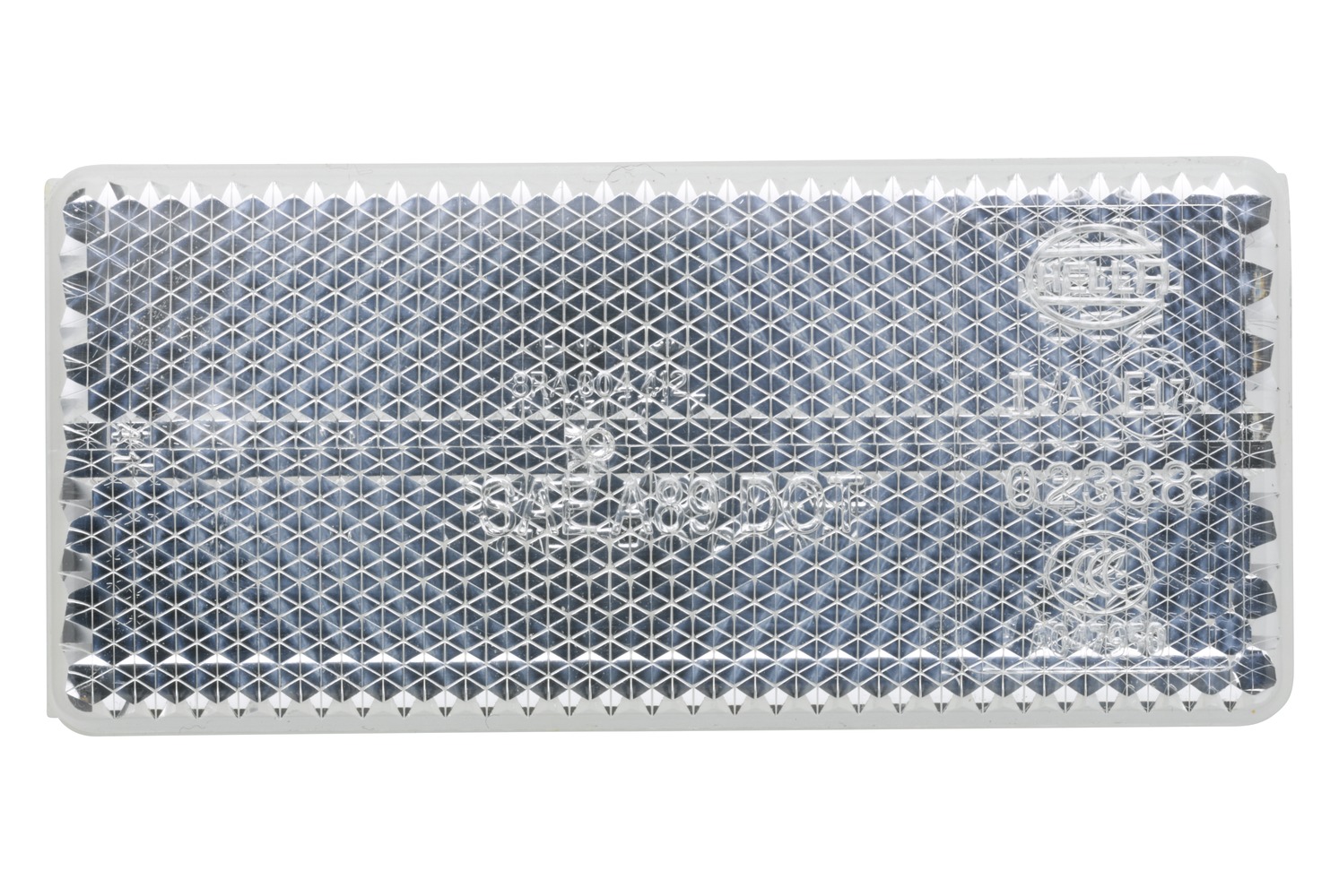 Reflector - Lens Colour: White - rectangular - Glued/mounting - Image 2