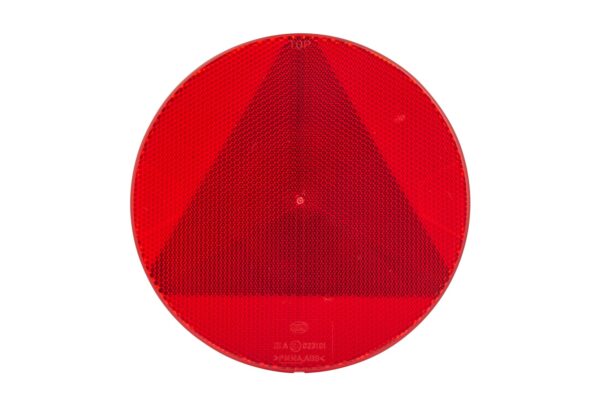 Reflector - Lens Colour: Red - round - Glued/mounting (image 2)