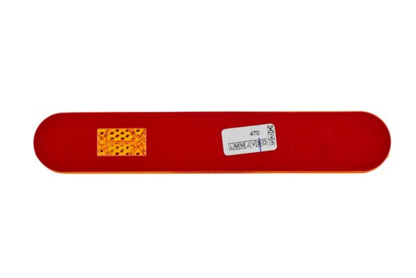 Reflector - Lens Colour: Orange - oval - Glued/mounting (image 4)