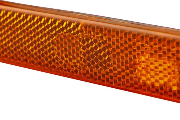 Reflector - Lens Colour: Orange - oval - Glued/mounting (image 5)
