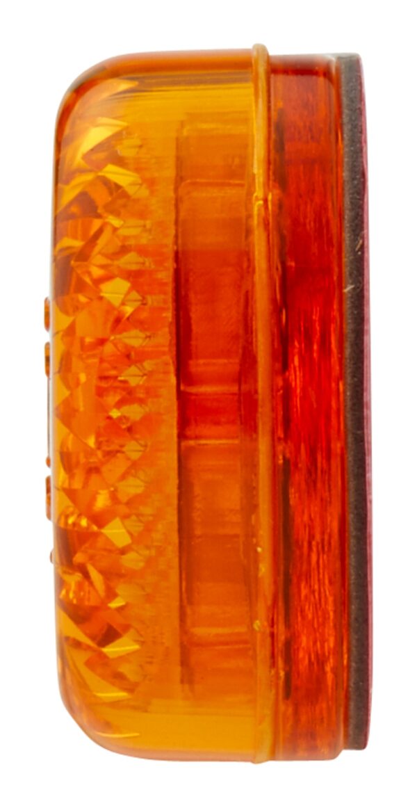 Reflector - Lens Colour: Orange - oval - Glued/mounting (image 3)