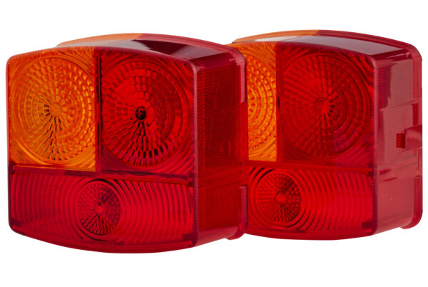 Lens, tail light assembly - Halogen - left - for e.g. DEUTZ-FAHR