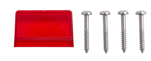 Lens, tail light assembly - left (image 5)