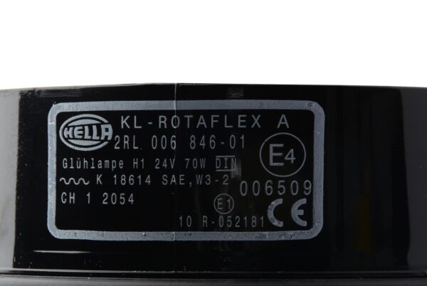 Halogen-Rotating Beacon - KL Rotaflex - 24V - yellow (amber) (image 5)