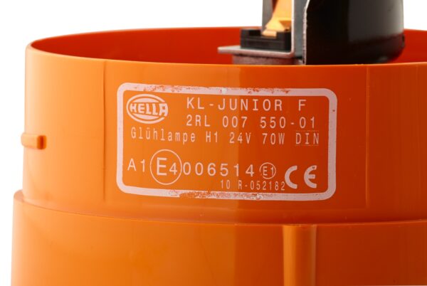 Halogen-Rotating Beacon - KL Junior - 24V - yellow (amber) (image 5)