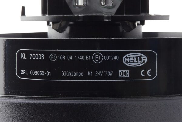 Halogen-Rotating Beacon - KL 7000 - 24V - Blue (image 5)