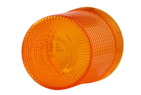 Lens, rotating beacon - yellow (amber) (image 3)
