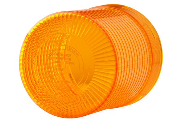 Lens, rotating beacon - yellow (amber) (image 3)