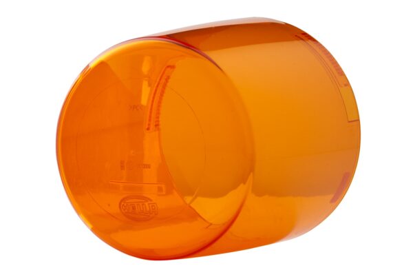 Lens, rotating beacon - yellow (amber) (image 3)