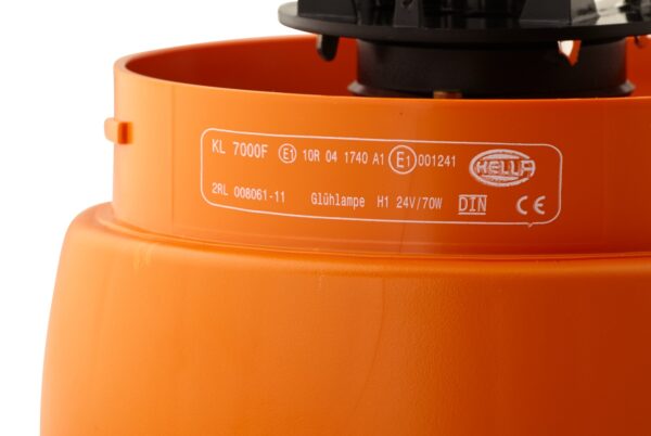 Halogen-Rotating Beacon - KL 7000 - 24V - yellow (amber) (image 5)