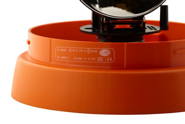 Halogen-Rotating Beacon - KL 8000 - 12V - yellow (amber) (image 5)