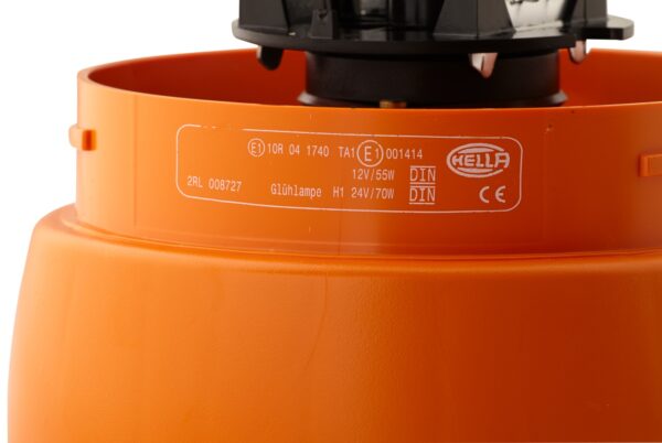 Halogen-Rotating Beacon - KL Junior - 24V - yellow (amber) (image 5)