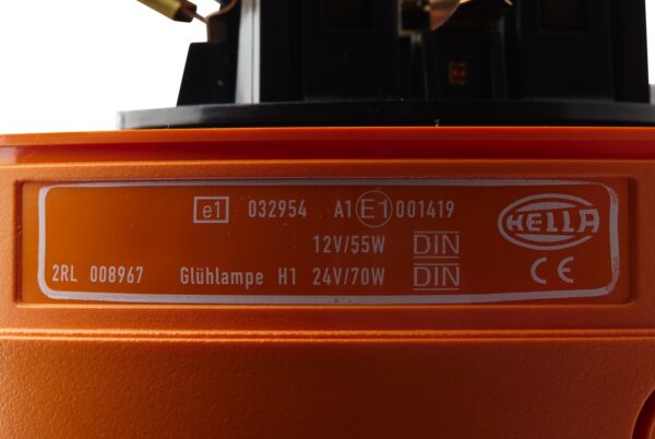 Halogen-Rotating Beacon - KL JuniorPlus - 24V - yellow (amber) (image 5)