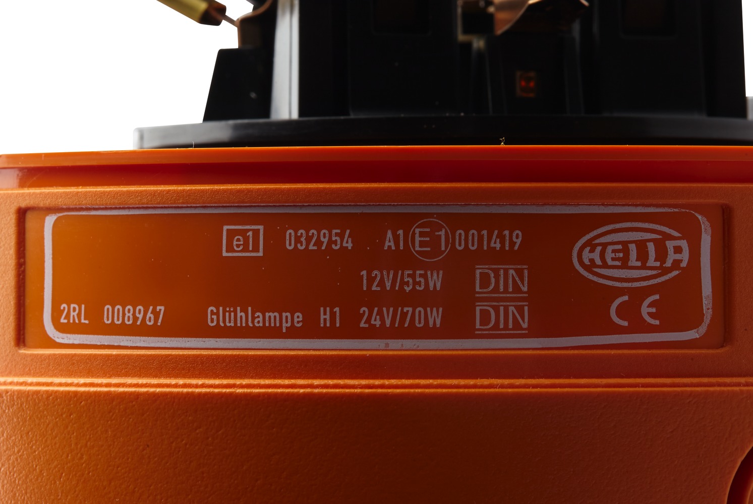 Halogen-Rotating Beacon - KL JuniorPlus - 24V - yellow (amber) - Image 5