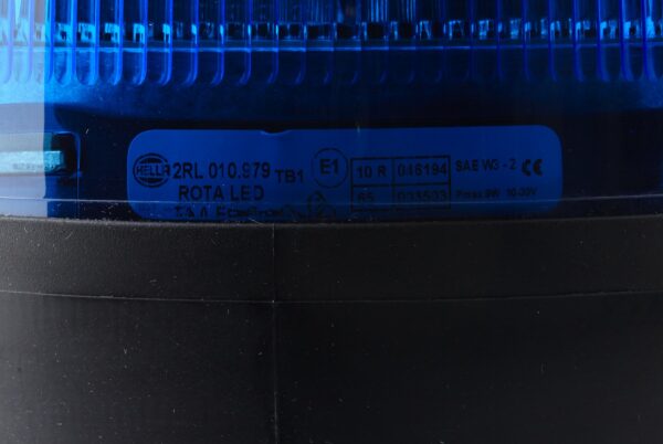 LED-Rotating Beacon - RotaLED - 12/24V - Blue (image 5)