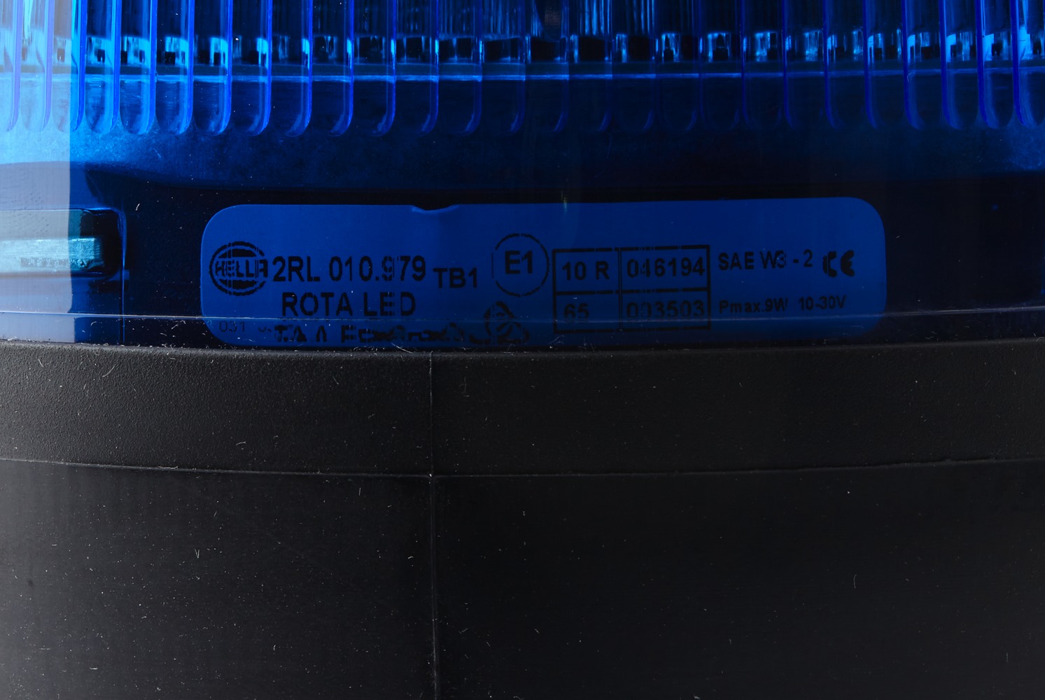 LED-Rotating Beacon - RotaLED - 12/24V - Blue - Image 5