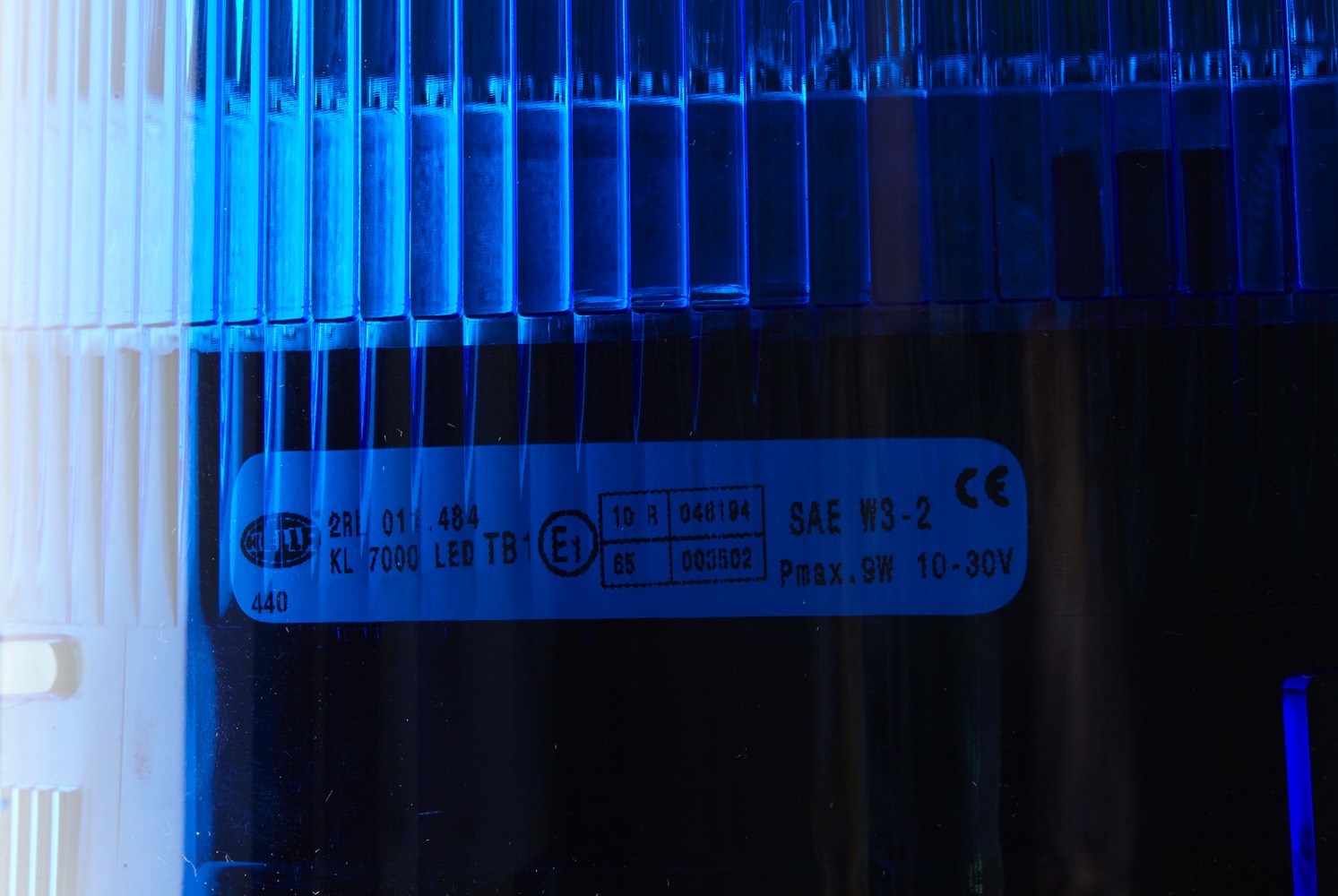 LED-Rotating Beacon - KL 7000 - 12/24V - Blue - Image 5