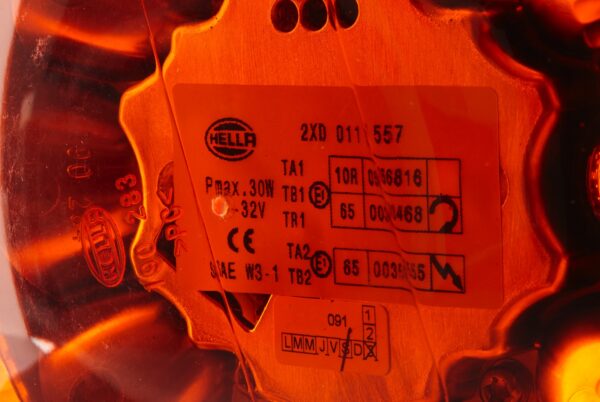LED-Strobe-type Beacon - K-LED 2.0 F - 12/24V - yellow (amber) (image 5)