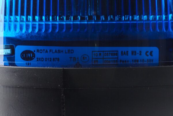 LED-Strobe-type Beacon - RotaLED - 12/24V - Blue (image 5)