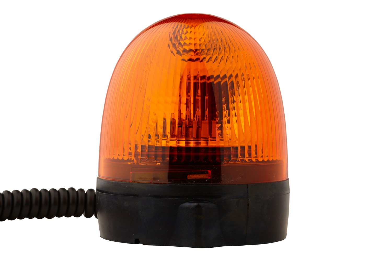 Halogen-Rotating Beacon - Rota Compact - 12V - yellow (amber) - Image 2