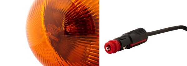 Halogen-Rotating Beacon - Rota Compact - 24V - yellow (amber) (image 4)