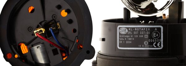 Halogen-Rotating Beacon - KL Rotafix - 12V - yellow (amber) (image 4)