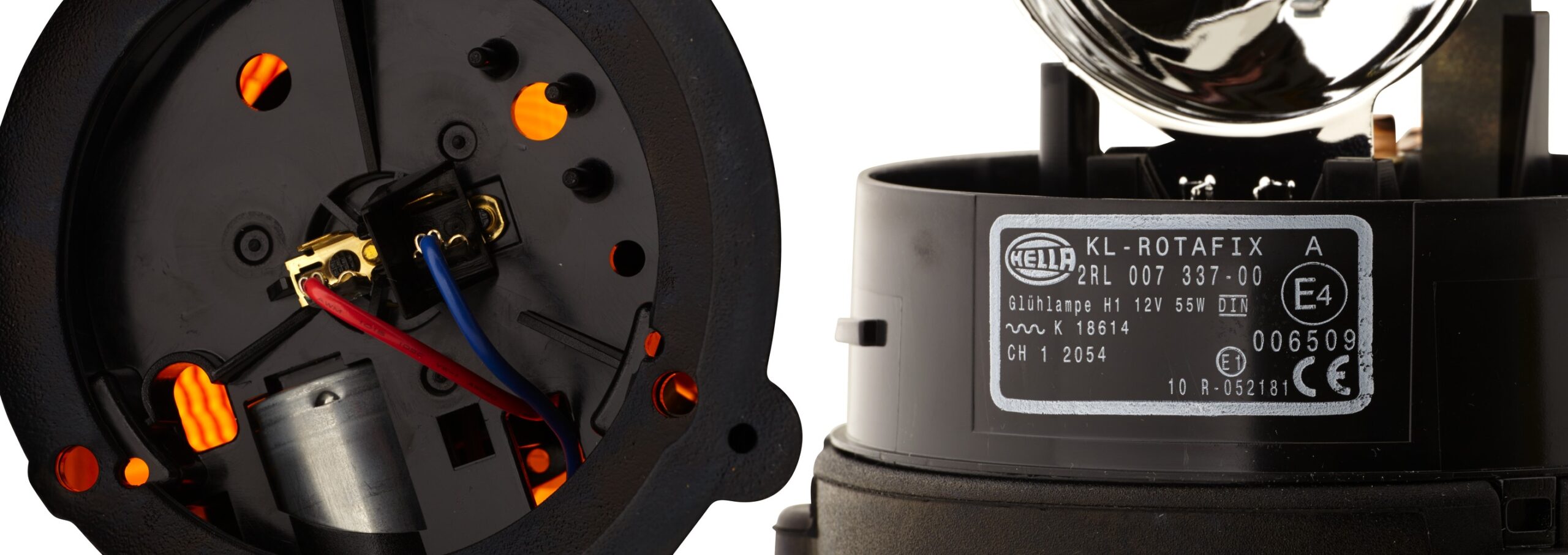 Halogen-Rotating Beacon - KL Rotafix - 12V - yellow (amber) - Image 4