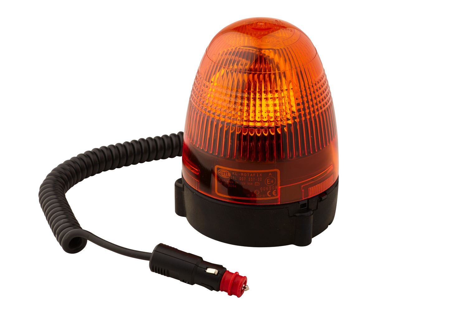 Halogen-Rotating Beacon - KL Rotafix - 12V - yellow (amber)
