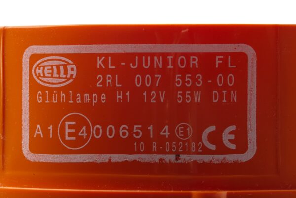 Halogen-Rotating Beacon - KL Junior - 12V - yellow (amber) (image 5)