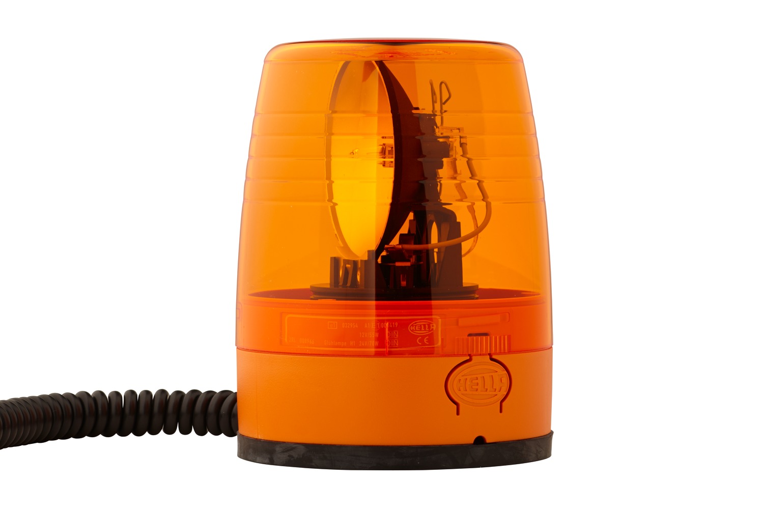Halogen-Rotating Beacon - KL JuniorPlus - 12V - yellow (amber) - Image 2