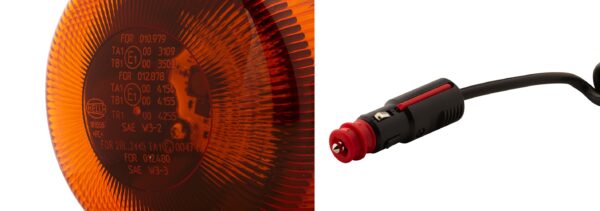 LED-Rotating Beacon - RotaLED - 12/24V - yellow (amber) (image 4)