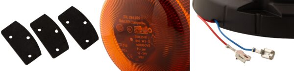 LED-Rotating Beacon - RotaLED Compact - 12/24V - yellow (amber) (image 4)