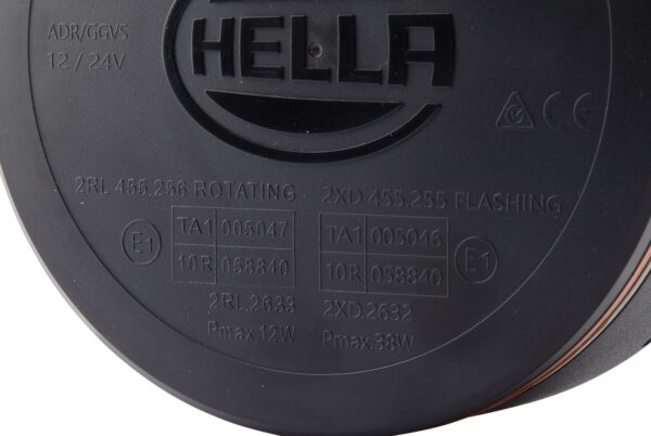 LED-Rotating Beacon - K-LED Rebelution - 12/24V - yellow (amber) (image 5)