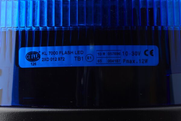 LED-Strobe-type Beacon - KL 7000 - 12/24V - Blue (image 5)