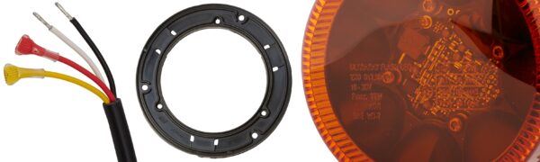 LED-Strobe-type Beacon - K-LED 1.2 - 12/24V - yellow (amber) (image 4)