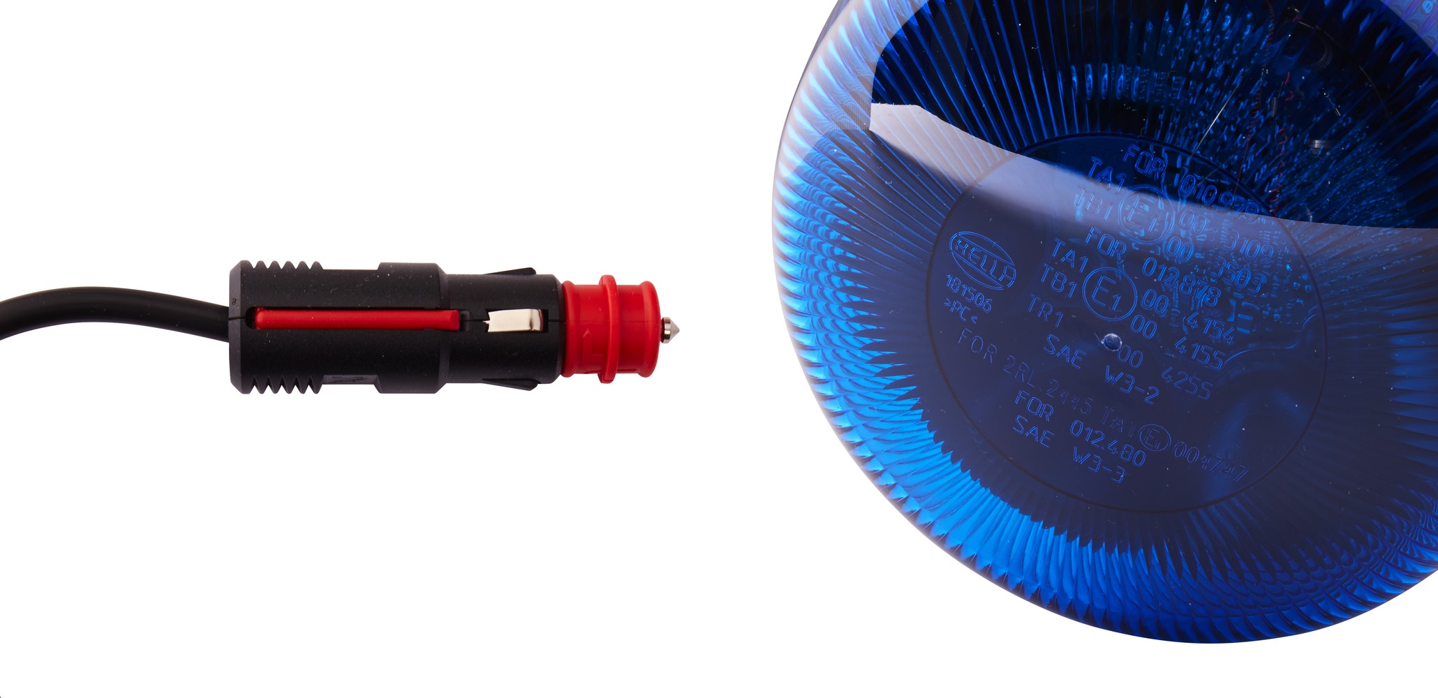 LED-Strobe-type Beacon - RotaLED - 12/24V - Blue - Image 4